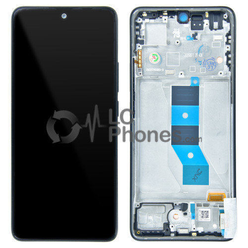 Xiaomi Redmi Note 14 5G 24094RAD4G - Full Front LCD Digitizer with Frame Black < Service Pack >