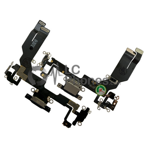 iPhone 16e - Dock Charging Connector Flex Black (Original) Take Out