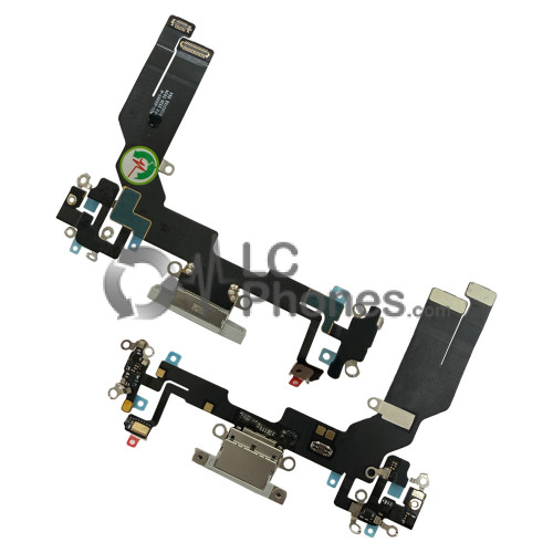 iPhone 16e - Dock Charging Connector Flex White (Original) Take Out