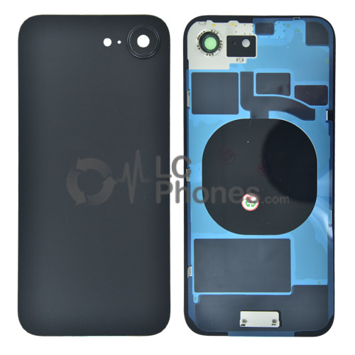 iPhone 16e - Battery Cover with Camera Lens & Plate Black