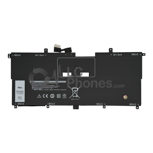 Dell - Battery NNF1C 5940mAh 46Wh for Dell XPS 13 9365