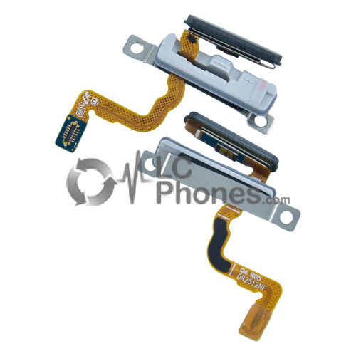 Samsung Galaxy Z Fold4 5G F936 - Power and Fingerprint Flex Cable Graygreen (Original) Take Out