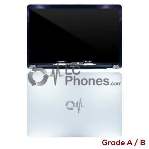 Macbook Pro Retina 13 inch A2251 / A2289 2020 - Full Front LCD with Housing Silver ( Original Used ) Grade A/B
