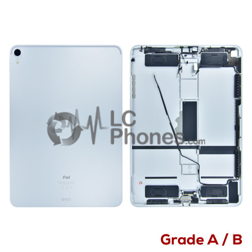 iPad Pro 11 (2018) A1980 Wi-Fi Version - Back Housing Cover Assembly Silver ( Original Used ) Grade A/B