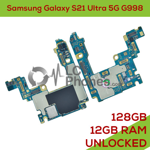Samsung Galaxy S21 Ultra 5G G998 - Fully Functional Logic Board 128GB 12GB RAM UNLOCKED