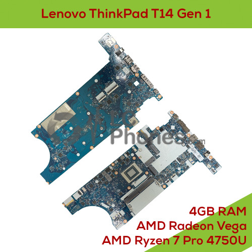 Lenovo ThinkPad T14 Gen 1 - Fully Functional Logic Board AMD Ryzen 7 Pro 4750U AMD Radeon Vega 4GB RAM 4511BY0110W