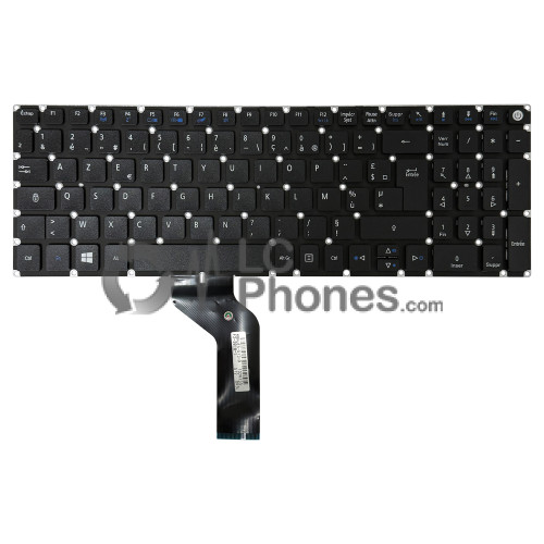 Acer Aspire 5 A515-51G - Keyboard French FR Layout without Backlight with Numpad Black