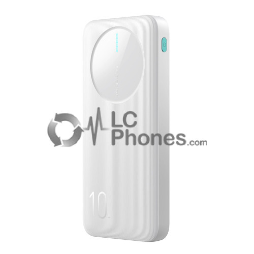 Joyroom - Powerbank JR-PBF12 10000mAh 2.4A 2x USB 1x USB-C Ports White