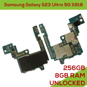 Samsung Galaxy S23 Ultra 5G S918 - Fully Functional Logic Board 256GB 8GB RAM UNLOCKED