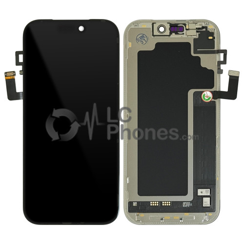 iPhone 17 Pro - Full Front OLED Display Digitizer Black with Proximity Sensor < Service Pack >
