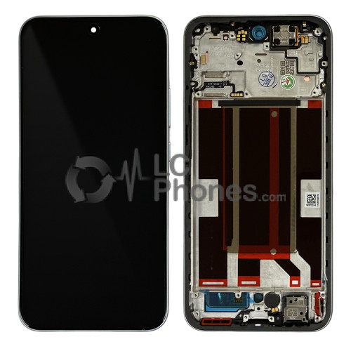 OPPO Reno14 PLA110, CPH2737 - Full Front OLED Digitizer with Frame Opal Blue < Service Pack >