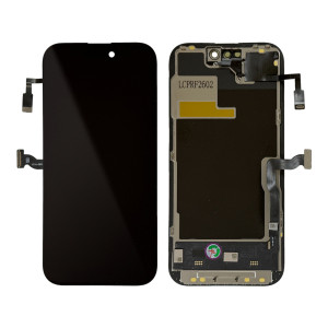 iPhone 14 Pro - NLC Full Front LCD Digitizer Black Soft OLED 120Hz with Proximity Sensor (NO Error, Run Diagnostics)