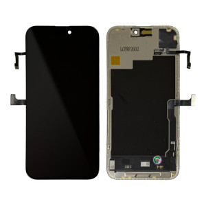 iPhone 15 Pro Max - NLC Full Front LCD Digitizer Black Soft OLED 120Hz with Proximity Sensor (NO Error, Run Diagnostics)