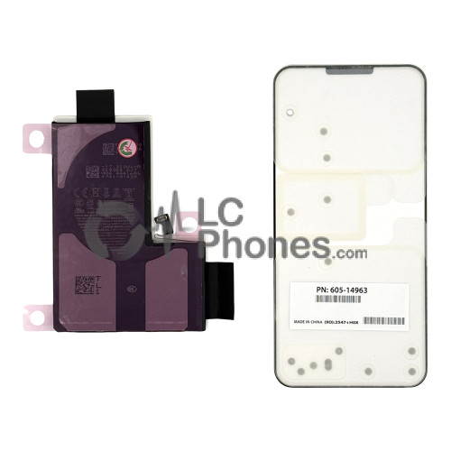 iPhone 15 Pro Max - Battery A3121 4422mAh 17.109Wh with Adhesive & Screws < Service Pack >