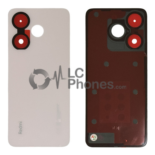 Xiaomi Redmi 13 4G 2404ARN45A, 24040RN64Y - Battery Cover with Adhesive Pink