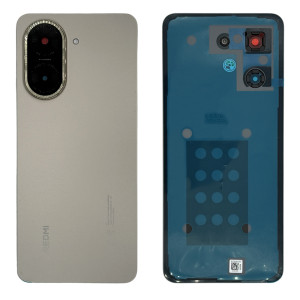 Xiaomi Redmi A5 4G 25028PC03G, 25028RN03A, 25028RN03I, 25028RN03Y - Battery Cover with Adhesive & Camera Lens Sandy Gold