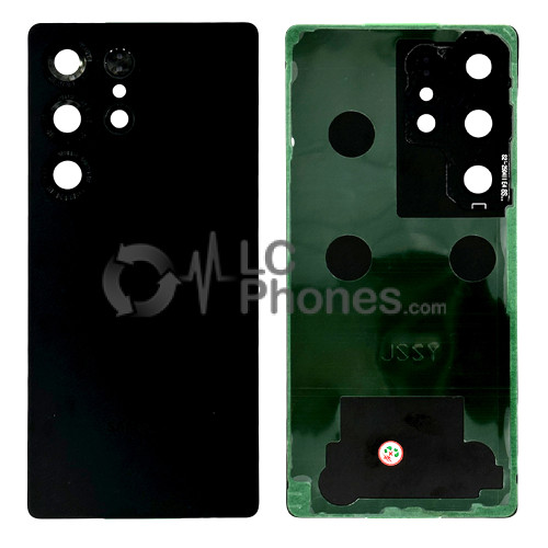 Samsung Galaxy S25 Ultra 5G S938 - Battery Cover with Adhesive & Camera Lens Titanium Black