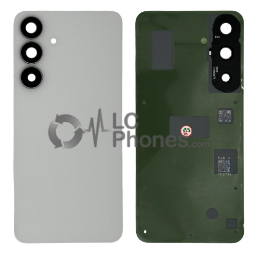 Samsung Galaxy S25 Ultra 5G S938 - Battery Cover with Adhesive & Camera Lens Titanium White Silver