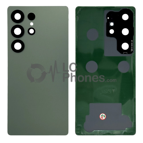 Samsung Galaxy S25 Ultra 5G S938 - Battery Cover with Adhesive & Camera Lens Titanium Jade Green