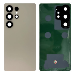 Samsung Galaxy S25 Ultra 5G S938 - Battery Cover with Adhesive & Camera Lens Titanium Pink Gold