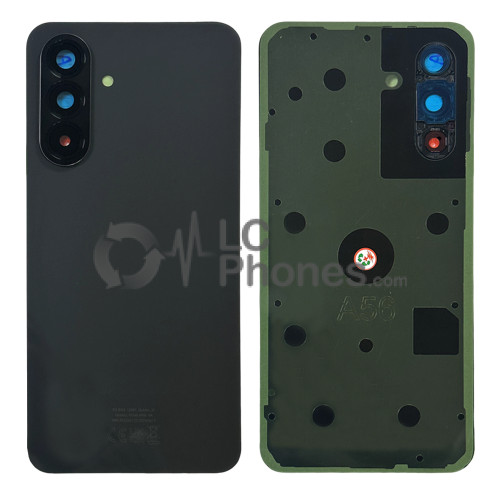 Samsung Galaxy A56 5G A566 - Battery Cover with Adhesive & Camera Lens Graphite