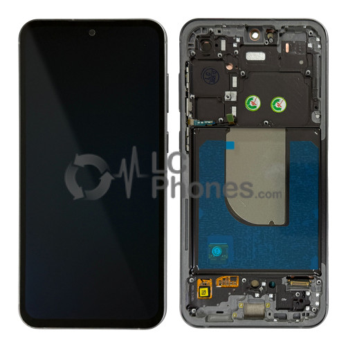 Samsung Galaxy S23 FE S711 - Full Front LCD OLED Digitizer with Frame Black