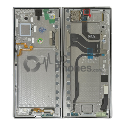 Samsung Galaxy Z Fold7 F966 - Full Front LCD/AMOLED Digitizer with Frame Silver Shadow < Service Pack >