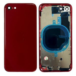 iPhone SE (2022) - Back Housing Cover with Buttons Red