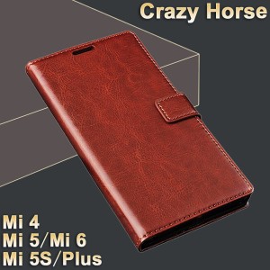 Xiaomi Mi 5S - Crazy Horse Leather Wallet Case