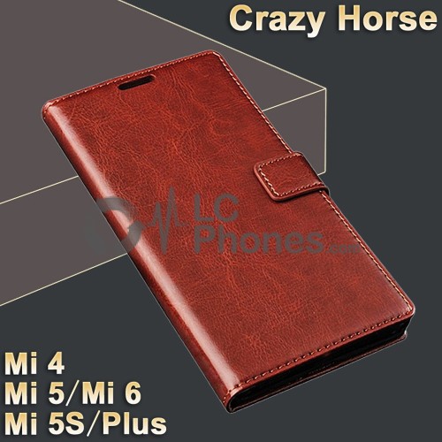 Xiaomi Mi 5S - Crazy Horse Leather Wallet Case