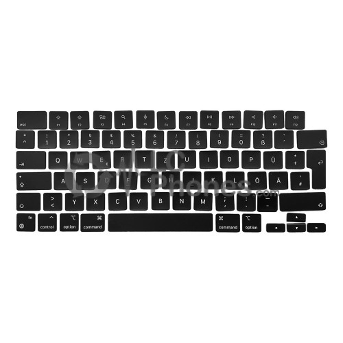 Macbook Air 13 inch Retina A2179 / Air 13 inch with M1 A2337 - Keyboard Keycaps Replacement German DE Layout
