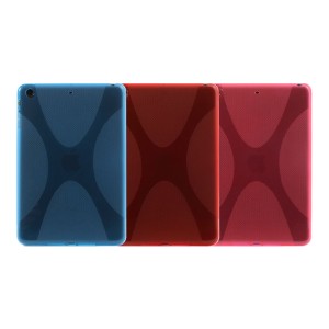 iPad Mini A1432, A1454, A1456 / Mini 2 A1489 A1490 / Mini 3 A1599 A1600 - Skidproof X Shape TPU Case