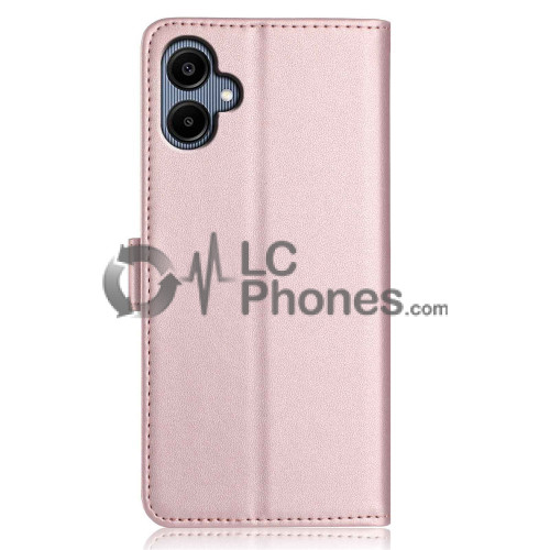 Samsung Galaxy A05 A055 - Magnet Strap Case Case Pouch Wallet with Mini Lanyard Pendant Pink