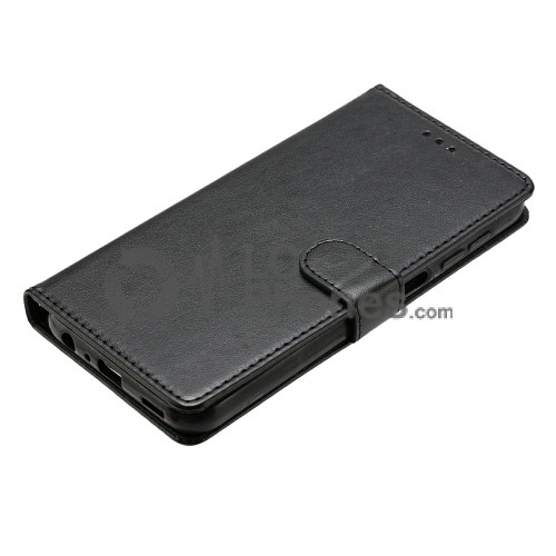 Samsung Galaxy A25 5G A256 - Magnet Strap Case Case Pouch Wallet with Mini Lanyard Pendant Black