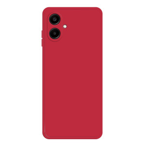 Samsung Galaxy A07 A075 - Soft Color Flexible Cover TPU Case Red