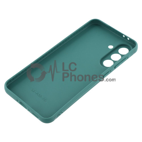 Samsung Galaxy A56 5G A566 - Soft Color Flexible Cover TPU Case Green