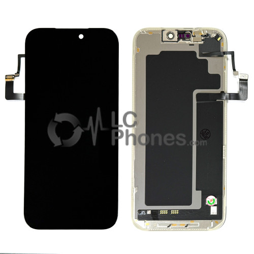 iPhone 17 Pro Max - Full Front OLED Display Digitizer Black with Proximity Sensor < Service Pack >
