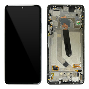 Xiaomi Mi 11X Pro M2012K11I / MI 11i M2012K11G / Mi 11 Pro M2102K1AC / Poco F3 M2012K11AG - Full Front LCD Digitizer with Frame Frosty White 