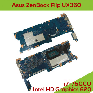 Asus ZenBook Flip UX360UAK - Logic Board Intel Core i7-7500U Intel HD Graphics 620 60NB0C00-MB5011
