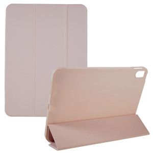 iPad 10th Gen (2022) 10.9 inch A2757 A2777 A2696 - Tri-folding Smart Leather Flip + PC Back Case Pink