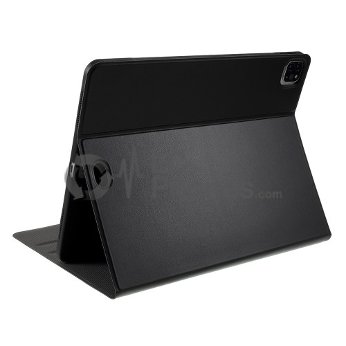 iPad Pro 12.9 3rd Gen (2018) A2014 A1895 A1876 - PU Leather Protection Case Black