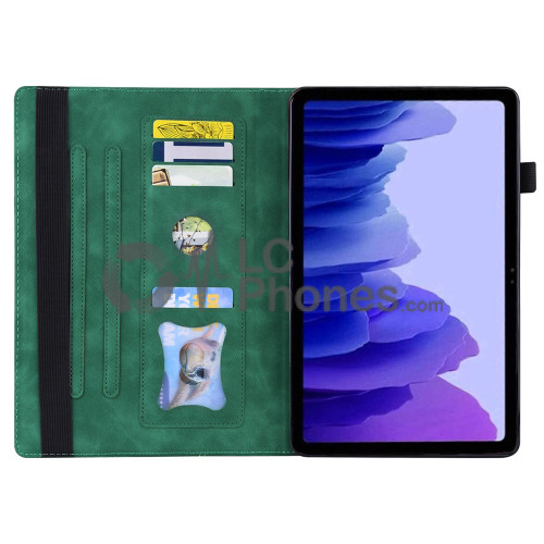 Huawei MatePad SE 11 AGS6-W00 - PU Leather Stand Tablet Cover Case with Card Slots Green