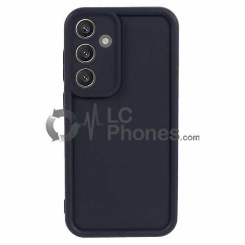 Samsung Galaxy A16 5G A166 - Grooved Design TPU Anti-Slip Case Black