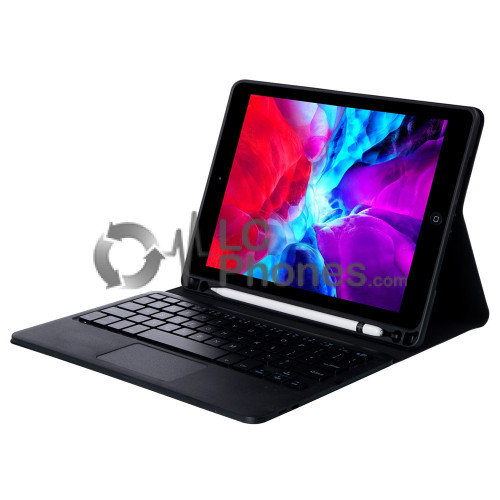 iPad Pro 9.7 (2016) A1673 A1674 A1675 - Case with Magnetically Detachable Keyboard with Touchpad and Pencil Holder