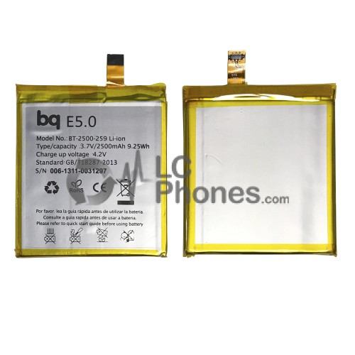 BQ Aquaris E5 FHD - Battery 2500mAh 9.25Wh