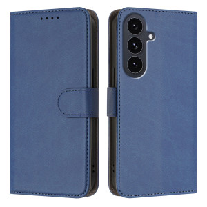 Samsung Galaxy S24 FE 5G S721 - Magnet Strap Case Case Pouch Wallet Blue