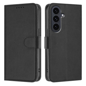 Samsung Galaxy S24 FE 5G S721 - Magnet Strap Case Case Pouch Wallet Black