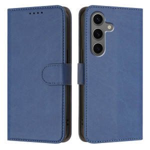 Samsung Galaxy S24+ 5G S926 - Magnet Strap Case Case Pouch Wallet Blue