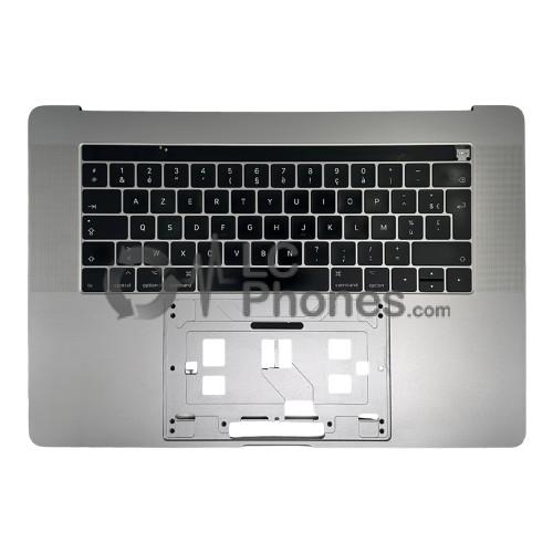 Macbook Pro 15 inch A1707 with Touch Bar - Top Cover Space Grey with French Keyboard FR Layout & Touchbar