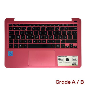 Asus E202S - Top Cover Pink with French Keyboard FR Layout & Trackpad  Grade A/B